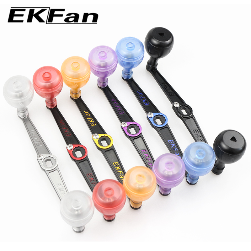Fishing Boat Steering Wheel - EKFan 130MM Ultralight Alloy Handles 22G